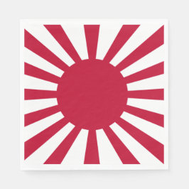 Japans Flagge des Kaiserkrieges Serviette