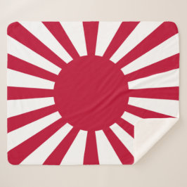 Japans Flagge des Kaiserkrieges Sherpadecke