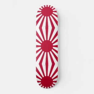 Japans Flagge des Kaiserkrieges Skateboard