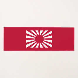 Japans Flagge des Kaiserkrieges Yogamatte