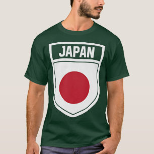 Japans Staatsangehöriger im Wappen T-Shirt