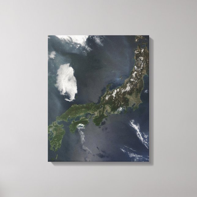 Japans wichtigste Insel, Honshu Leinwanddruck (Vorderseite)