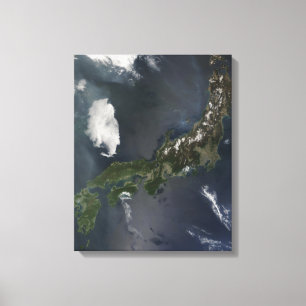 Japans wichtigste Insel, Honshu Leinwanddruck