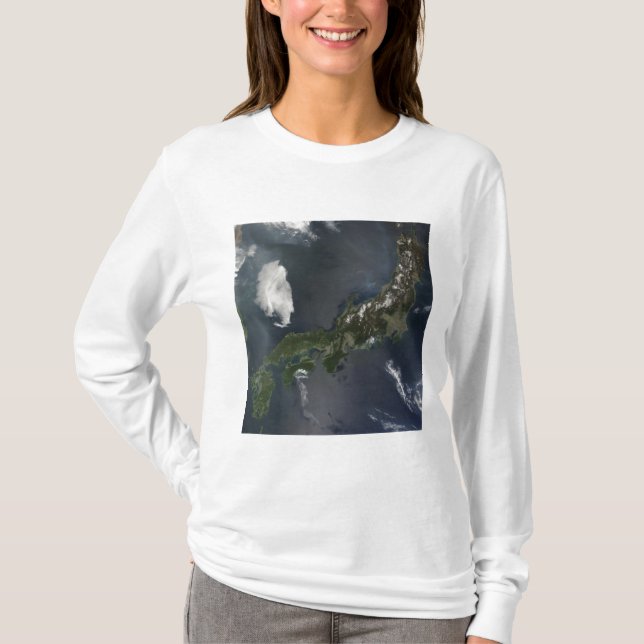 Japans wichtigste Insel, Honshu T-Shirt (Vorderseite)