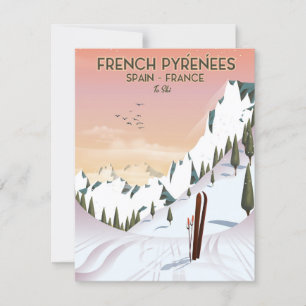 Japon Carte illustrée imprimé affiche de voyage.