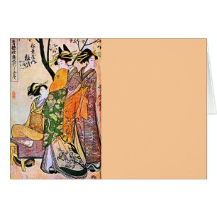 Japon Graving Three Geisha 1911