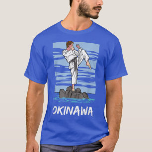 Japon Okinawa Karate Fighter T-Shirt