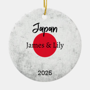 Japon - Ornement Drapeau, Personnalisé Japon