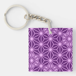 Japonais Asanoha motif - améthyste violet