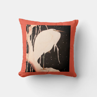 JAPONAIS IMPRIMER HERON COTTON JAPONAIS Oreiller