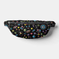 Japonais Kawaii Doodles de culture sur le noir