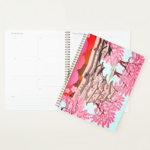 Japonais Sakura Castle Art - Cherry Blossom Printe