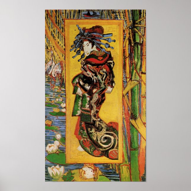 Japonaiserie, Oiran (Courtesan) Poster (Vorne)
