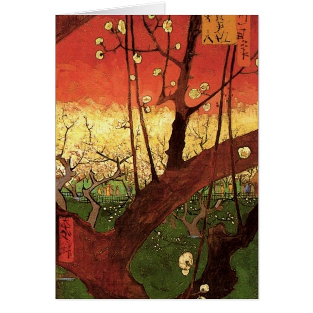 Japonismus: Blühender Pflaumenbaum von Vincent van (Vorne)