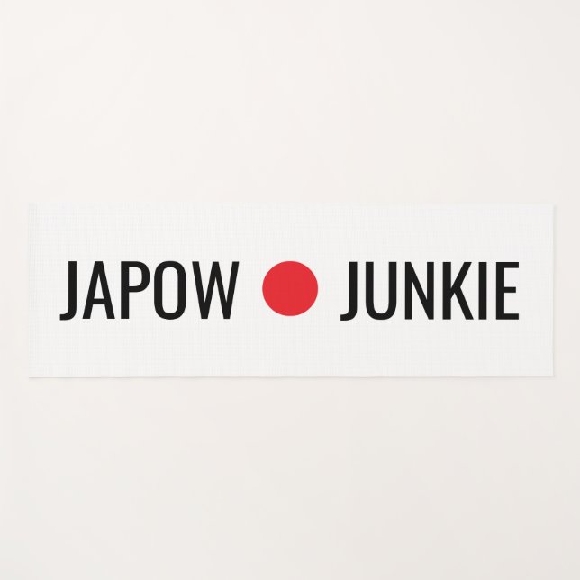 Japow Junkie  Yogamatte (Vorderseite (Horizontal))