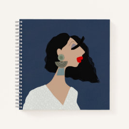 Jaqueline est de sortie fashion notizbuch