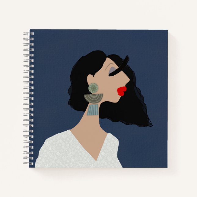 Jaqueline est de sortie fashion notizbuch (Vorderseite)
