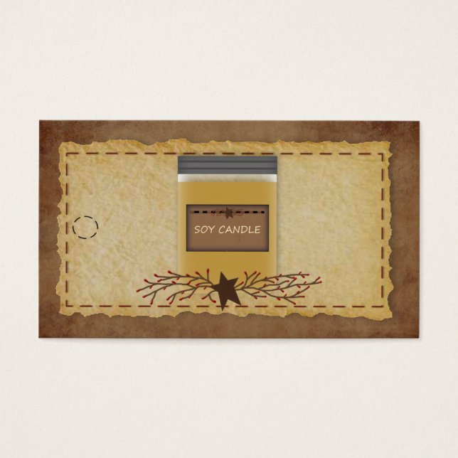 Jar Candle Hang Tag (Vorderseite)
