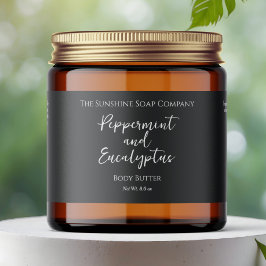 JAR-Label für Minimalistische graue wasserdichte K