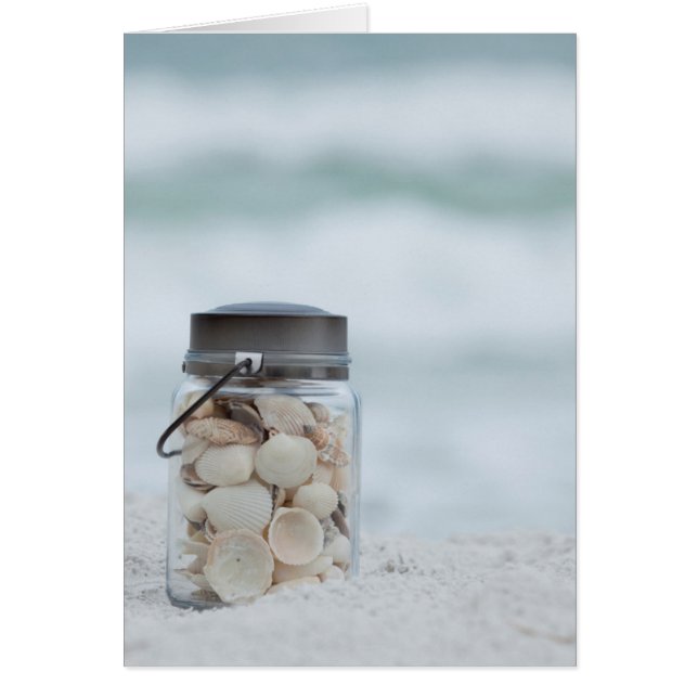 Jar of Seashells am Strand | Florida (Vorne)
