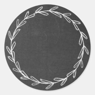 Jar/ Spice Blank Hand Dragedraht Khalkboard Clas Runder Aufkleber