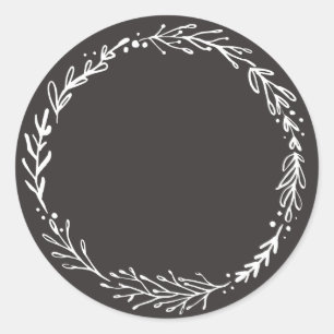 Jar / Sticker blanc épices Étiquette IIB