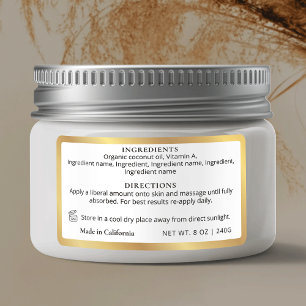 Jar Waterproof Etiketten