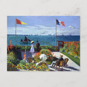 Jardin à Sainte-Adresse (Garten bei Sainte-Adresse Postkarte