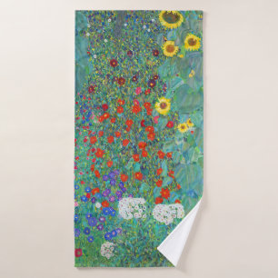 Jardin agricole avec tournesol par Gustav Klimt