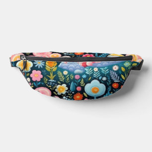 Jardin Arc-en-Ciel Fantaisiste Motif Floral Fantas