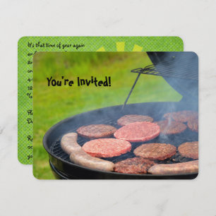 Jardin Barbecue Invitation