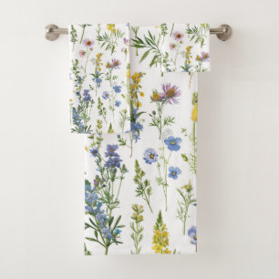 Jardin Bleu Fleur sauvage Motif