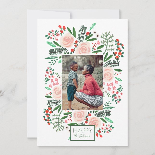 Jardin botanique Noël | CARTE PHOTO (Devant)