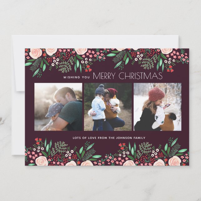Jardin botanique Noël | CARTE PHOTO (Devant)