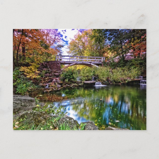 Jardin Botanique Postkarte (Vorderseite)