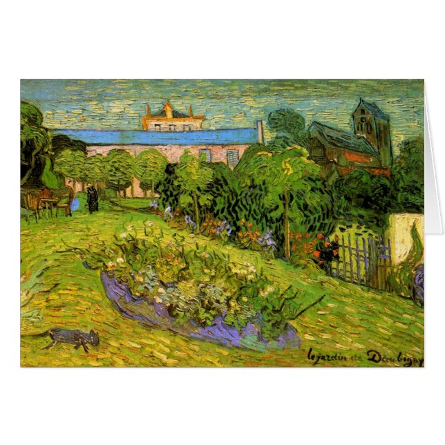 Jardin de Daubigny par Vincent van Gogh, Le Jardin (Devant horizontal)