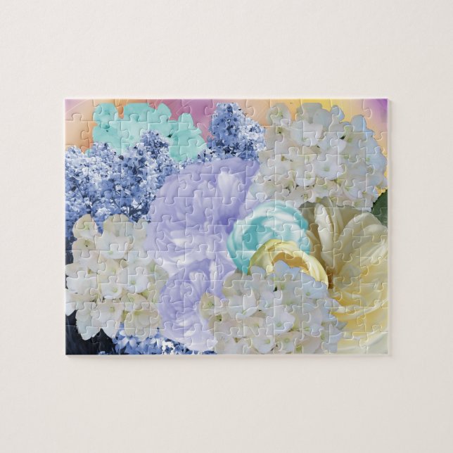 Jardin de fleurs mixtes Puzzle (Horizontal)