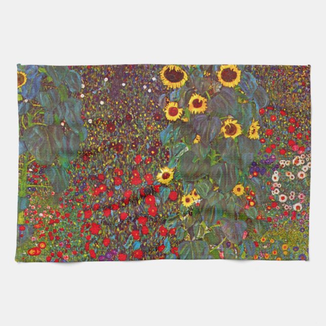 Jardin de la ferme Gustav Klimt avec Serviette de  (Horizontal)