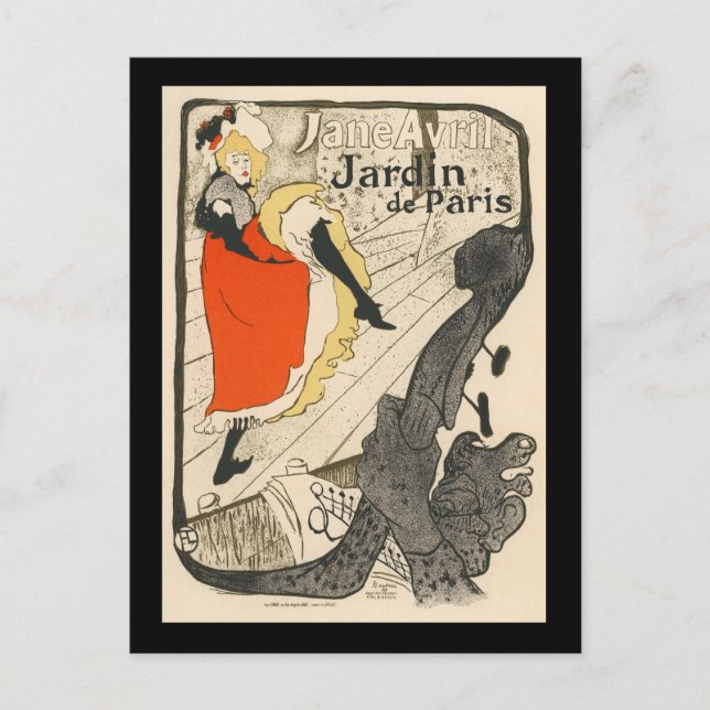 Jardin de Paris Postkarte (Vorderseite)