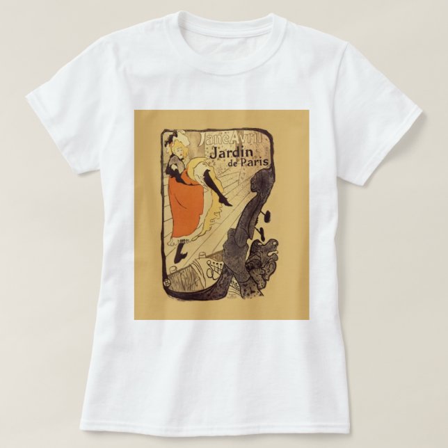 Jardin de Paris - Toulouse-Lautrec T-Shirt (Design vorne)