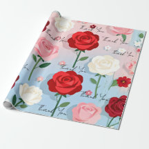 Jardin de Roses Anciennes - Papier Cadeau
