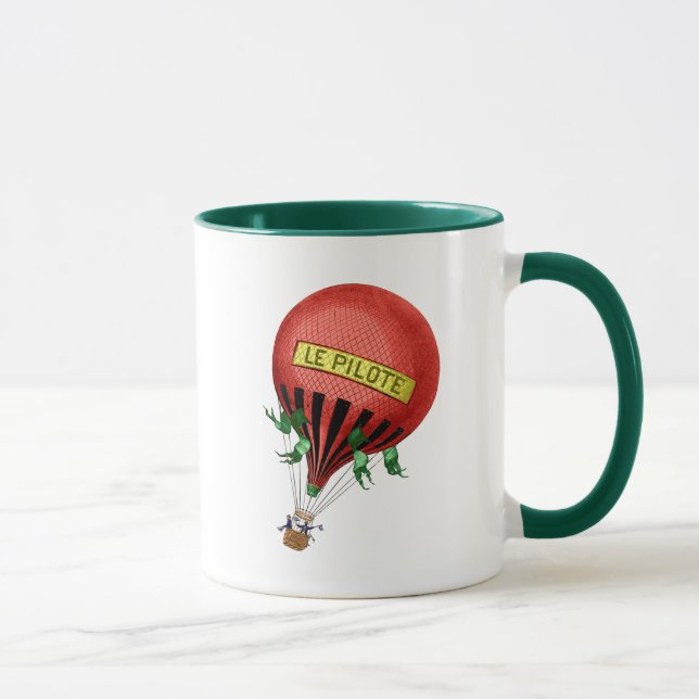 Jardin De Tuileries Hot Air Ballon Tasse (Rechts)