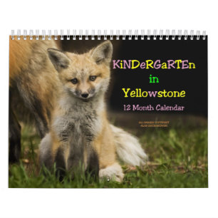 Jardin d'enfants dans le calendrier de Yellowstone