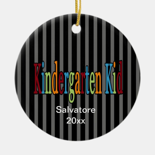 Jardin d'enfants Ornement de Noël pour enfants (Devant)