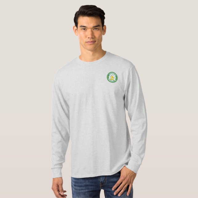 Jardin des marguerites T-shirt rétro (Devant entier)