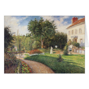 Jardin des Mathurins à Pontoise par Pissarro