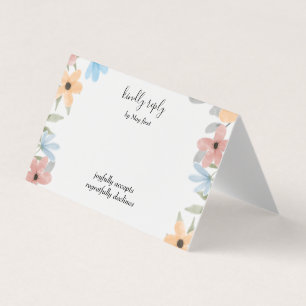 Jardin d'été Aquarelle Mariage floral