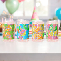 Jardin d'été Can Glass Set