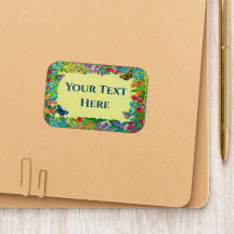 Jardin d'été coloré Fleurs Art raffiné