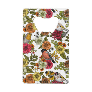 Jardin d'oiseaux et de fleurs 1